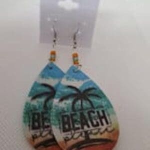 Sensational beach earrings