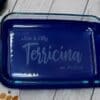 Custom Engraved Glass Casserole Pan with Couples Names and Wedding Date - Image 4