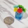 Adorable Dollhouse Miniature Jar Floral Bouquet - Image 2