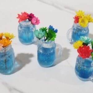 Miniature Jar Floral Bouquet