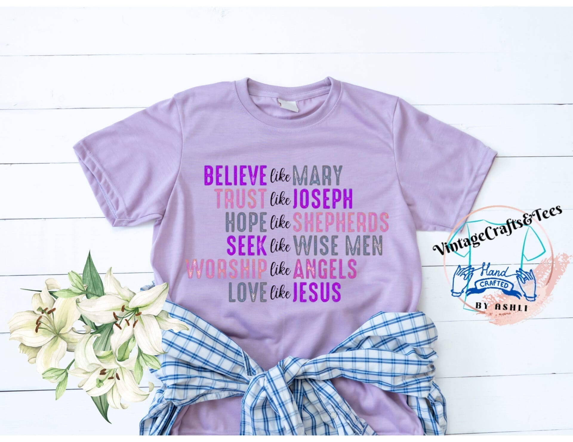 Purple bible tee love like jesus Purple bible tee love like jesus