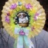 Adorable Japanese Chin Easter Wreath - Image 3