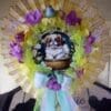 Adorable Japanese Chin Easter Wreath - Image 4