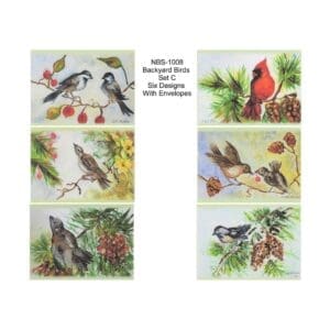 Backyard Birds Set C Watercolor