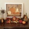 Beautiful Bountiful Harvest Of Pumpkins and Gourds Oil Painting - Image 2