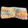Beautiful Crochet 3" Twisted Headband for Girl Size 3-6 Months - Image 2