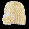 Beautiful Crochet Baby Hat Size 0-6 Months - Image 2