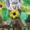 Beautiful Handmade Cairn Terrier Door Wreath - Image 2