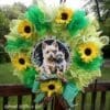 Beautiful Handmade Cairn Terrier Door Wreath - Image 4