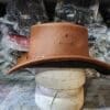 Bison Concho Band Western Cowboy Leather Hat - Image 4