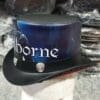 Bloodbone Hunter Leather Top Hat - Image 2