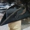 Bloodborne 4 Hunter Black Suede Leather Hat - Image 2