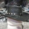 Bounty Hunter Black Leather Hat - Image 5