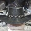 Bounty Hunter Black Leather Hat - Image 3
