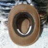 Buffalo Coin Distressed Crazy Horse Leather Cowboy Hat - Image 6