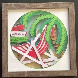 Classic Beach Chair Shadowbox