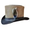 Colorado Black Leather Top Hat