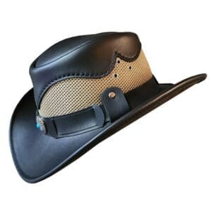 Colorado western cowboy leather hat