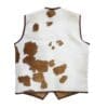 Cow Hide Leather Vintage Style Vest - Image 5