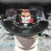 Cowboy Skull Black Crocodile Leather Hat - Image 3