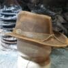 Crazy Horse Waxed Leather Bush Hat - Image 8