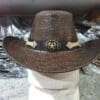 Crocodile Leather Iconic Cowboy Hat - Image 3