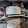 Crocodile Texture White Leather Cowboy Hat - Image 4