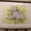 Lovely Lavender Cascading Clematis Vine Original Watercolor Painting - Image 2