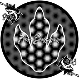 Depth Map STL Raptor Foot Digital Download