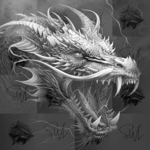 Draconis laser ready engraving file digital download laser burn file