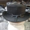 Dragon Mask Band Leather Top Hat - Image 6