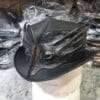 Dragon Mask Band Leather Top Hat - Image 2