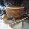 El Dorado Pocker Band Leather Top Hat - Image 2