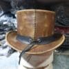 El Dorado Pocker Band Leather Top Hat - Image 6