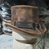 El Dorado SR2 Band Waxed Leather Top Hat - Image 5