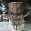 El Dorado SR2 Band Waxed Leather Top Hat - Image 6