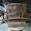 El Dorado SR2 Band Waxed Leather Top Hat - Image 4