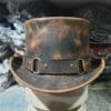 El Dorado SR2 Band Waxed Leather Top Hat - Image 3