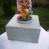 Enchanting Handpainted Wooden Trinket Box with Angel Accent - Image 2