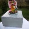 Wooden Trinket Box with Angel Accent
