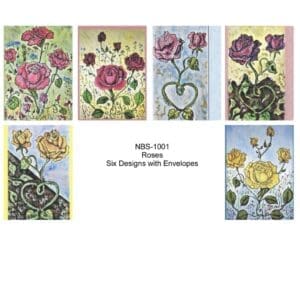 Garden Roses Watercolor Floral Art