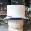 Ghost Rider White Leather Top Hat - Image 4