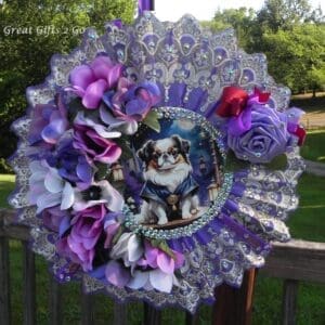 Gorgeous Japanese Chin Wreath