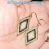 Handmade Diamond Shaped Earrings 2