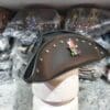 Jack Sparrow Inspired Black Leather Hat - Image 5
