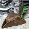 Lady Maria Inspired Brown Leather Hat - Image 2