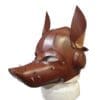 Leather Dog Mask Hood - Image 2