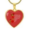 Luxury Heart Pendant Necklace Forever I love You - Image 4