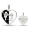 Luxury Heart Pendant Necklace When Someone You love is in Heaven becomes a Memory that Memory becomes a Treasure - Image 5