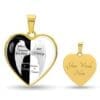 Luxury Heart Pendant Necklace When Someone You love is in Heaven becomes a Memory that Memory becomes a Treasure - Image 4